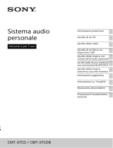 Sony CMT-X7CDB Manuale utente