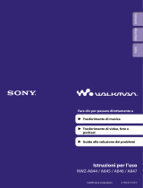 Sony NWZ-A845 Istruzioni per l'uso
