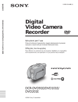 Sony DCR-DVD201E Manuale del proprietario