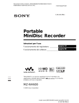 Sony MZ-NH600 Istruzioni per l'uso