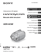 Sony HDR-HC9E Istruzioni per l'uso