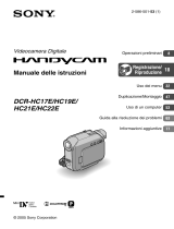 Sony DCR-HC19E Istruzioni per l'uso