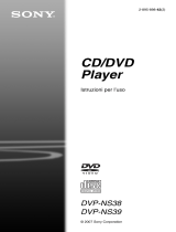 Sony DVP-NS39 Istruzioni per l'uso