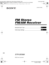 Sony STR-DE698 Manuale del proprietario