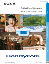 Sony HDR-TG7VE Istruzioni per l'uso