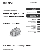 Sony HDR-SR11E Istruzioni per l'uso
