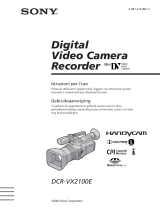 Sony DCR-VX2100E Istruzioni per l'uso