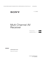 Sony STR-DN1010 Manuale del proprietario