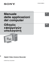 Sony DCR-PC330E Istruzioni per l'uso