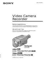 Sony CCD-TR515E Manuale del proprietario