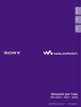 Sony NW-A608 Istruzioni per l'uso