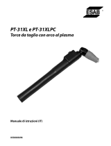 ESAB PT-31XL and PT-31XLPC Plasma Arc Cutting Torches Manuale utente