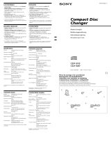 Sony CDX-616 Manuale del proprietario