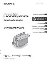 Sony DCR-HC28E Istruzioni per l'uso