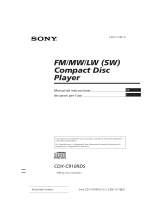 Sony CDX-C910RDS Istruzioni per l'uso