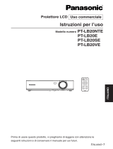 Panasonic PTLB20SE Istruzioni per l'uso