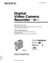 Sony DCR-PC4E Manuale del proprietario