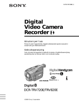 Sony DCR-TRV720E Istruzioni per l'uso
