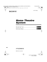 Sony HT-DDW870 Manuale del proprietario