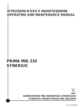 Prima MIG 210 SYNERGIC Operating Instructions Manual