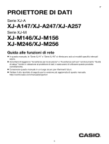 Casio XJ-A142, XJ-A147, XJ-A242, XJ-A247, XJ-A252, XJ-A257 XJ-M146/XJ-M156/M246/M256 Guida alle funzioni di rete