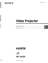 Sony VPL-HS20 Manuale del proprietario