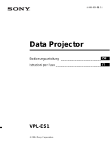 Sony VPL-ES1 Manuale del proprietario