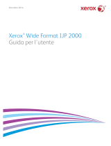 Xerox Wide Format IJP 2000 Guida utente