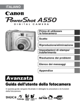 Canon PowerShot A550 Guida utente