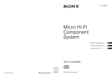 Sony cmt lx50wmr Manuale del proprietario