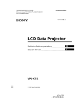 Sony VPL-CS1 Manuale del proprietario