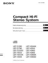 Sony LBT-XB33 Manuale del proprietario
