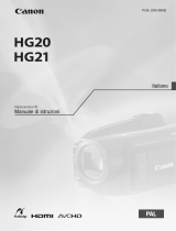 Canon HG20 (Black) Manuale utente