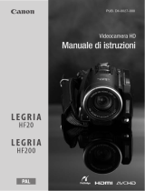 Canon LEGRIA HF200 Manuale utente