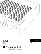 Cambridge Audio Azur 351R Manuale utente