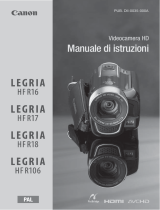 Canon LEGRIA HF R106 Manuale utente