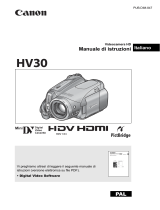 Canon HV30 Manuale utente