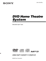 Sony DAV-DZ110 Istruzioni per l'uso