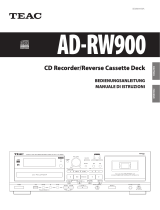 TEAC AD-RW900 Manuale utente