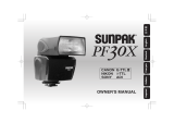 SUNPAK PF30X  Manuale del proprietario