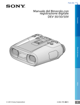 Sony DEV-50V Istruzioni per l'uso