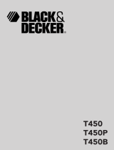 BLACK DECKER T450 Manuale del proprietario