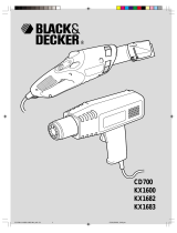 Black & Decker KX1600 T1 Manuale del proprietario