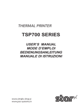 Star Micronics TSP700 Series Manuale utente