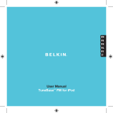 Belkin TUNEBASE FM FOR IPOD Manuale del proprietario