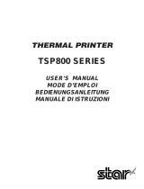 Star Micronics TSP800 Series Manuale utente