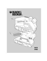 BLACK DECKER KA75 T1A Manuale utente