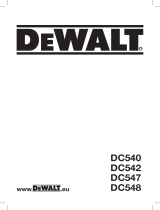 DeWalt DC540K Manuale del proprietario