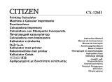 Citizen CX-126IICE Manuale utente