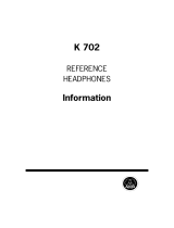 AKG K 702 Manuale del proprietario